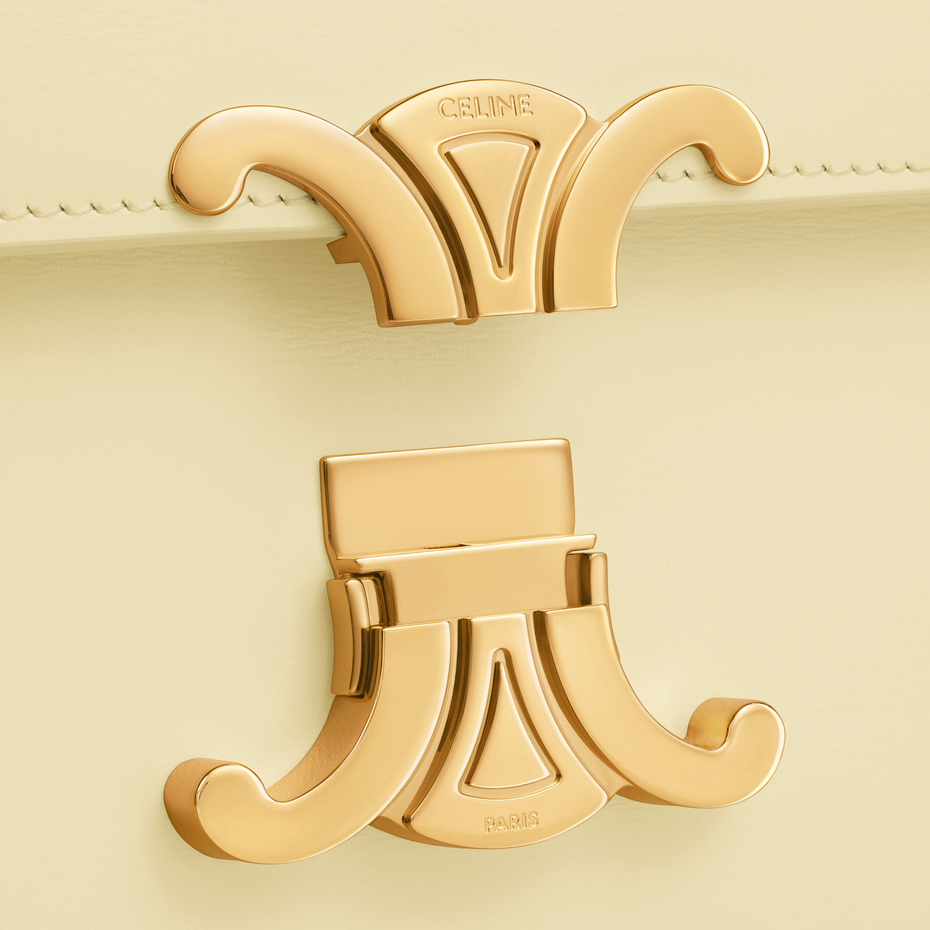 TEEN TRIOMPHE BAG IN SHINY CALFSKIN SUNLIGHT